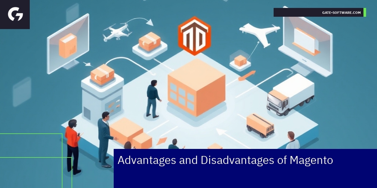 Magento platform showing B2B eCommerce features