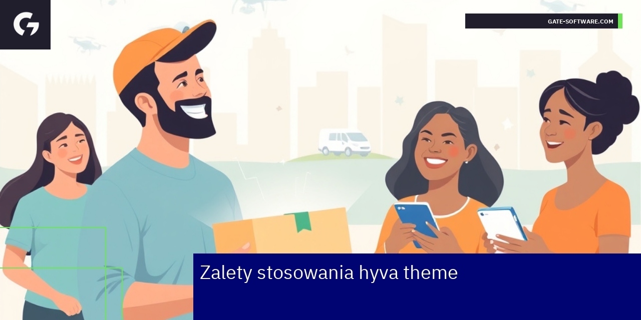 Zalety stosowania tematu Hyva w e-commerce Wyświetlacz z wykresami i symbolami e-commerce