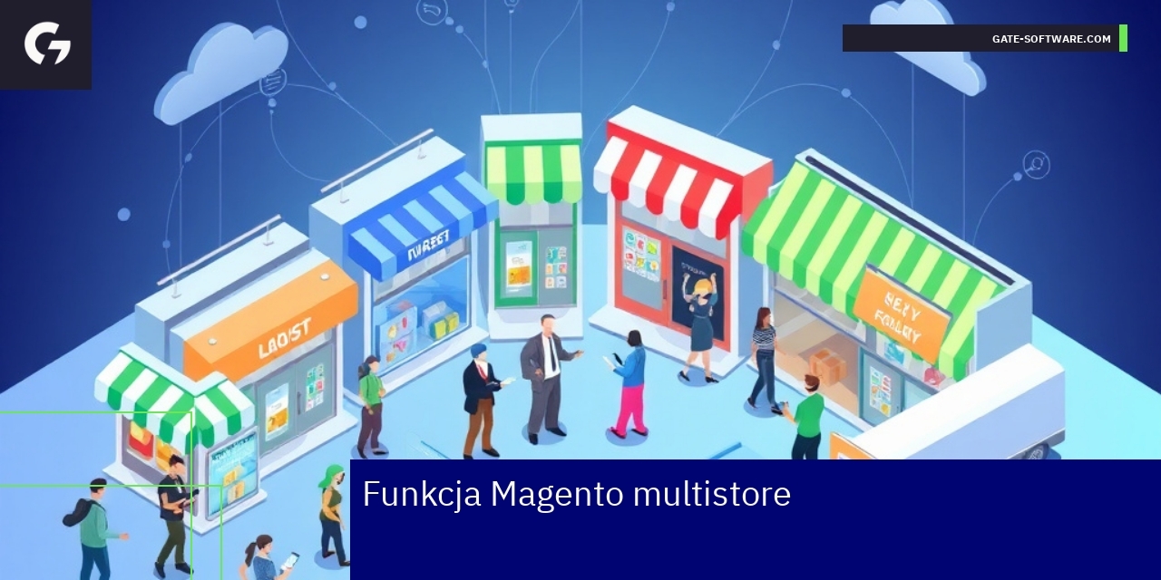 Panel administracyjny z wieloma sklepami Magento