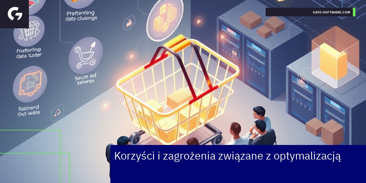 Schemat korzyści i zagrożeń optymalizacji systemów