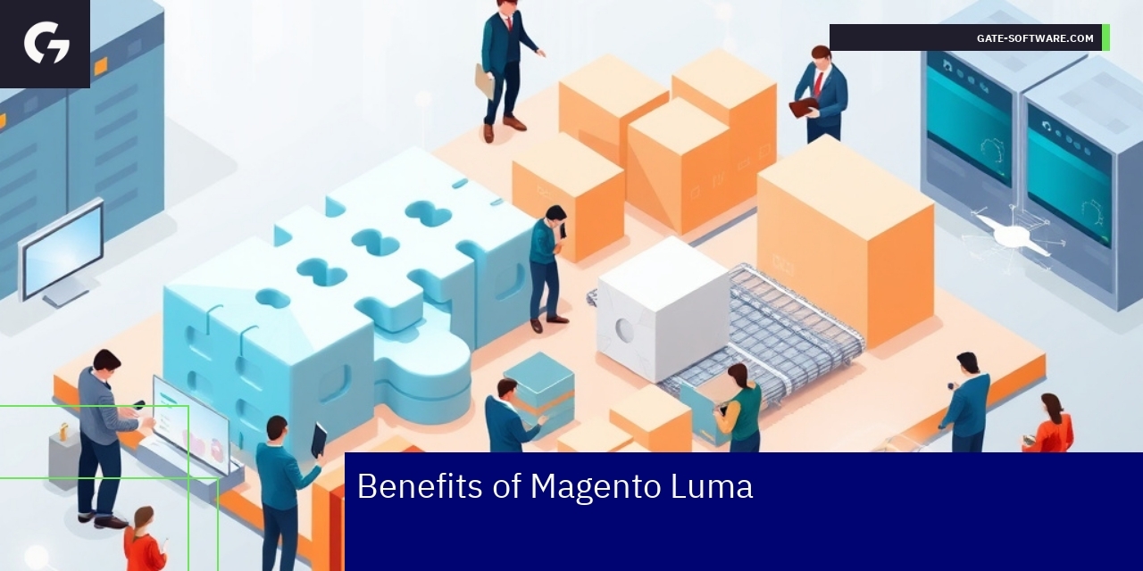Magento Luma, Porto, and Hyvä theme logos and benefits
