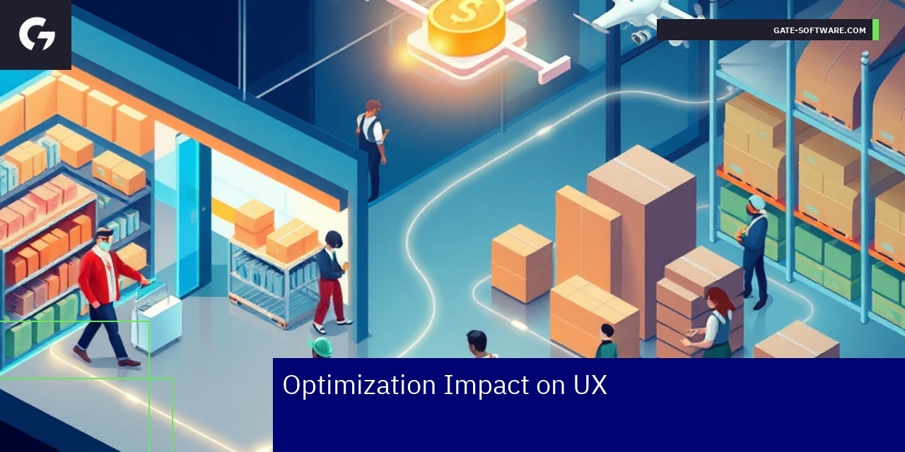 Graph showing user experience and optimization benefits