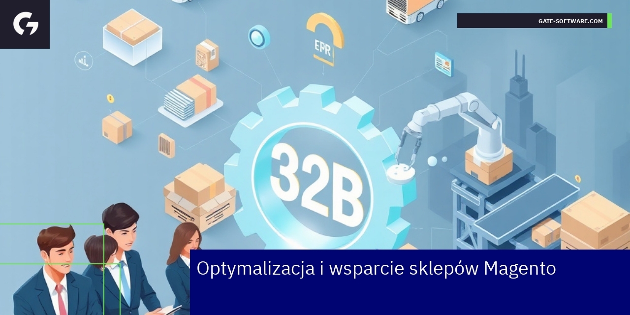 Schemat rozwoju i wsparcia sklepów Magento B2B