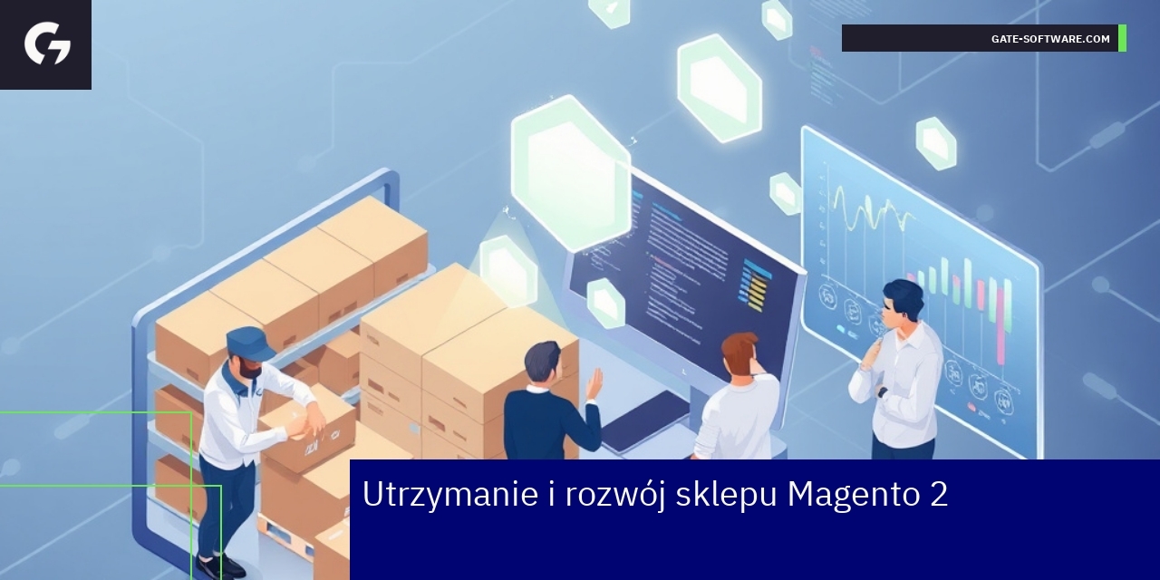 Diagram procesów rozwoju i zarządzania sklepem Magento
