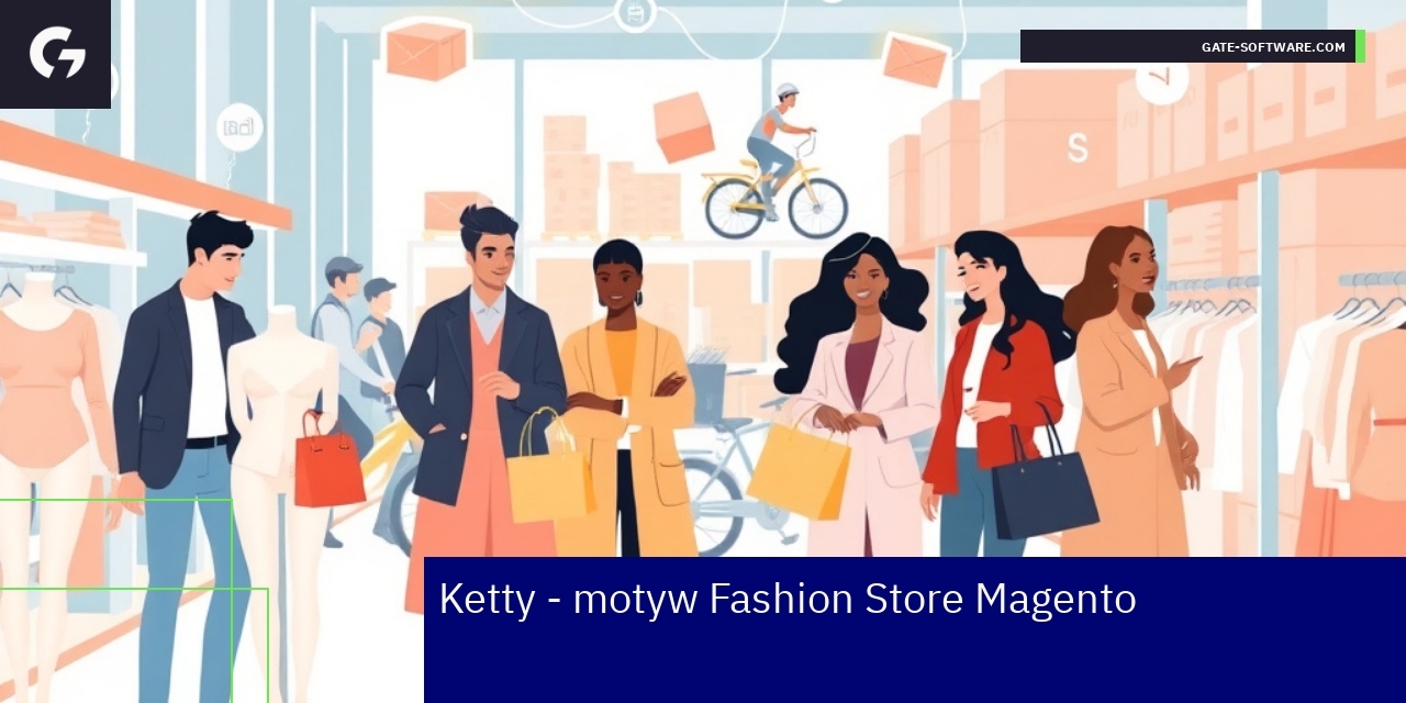 Interfejs użytkownika motywu Ketty na różnych urządzeniach