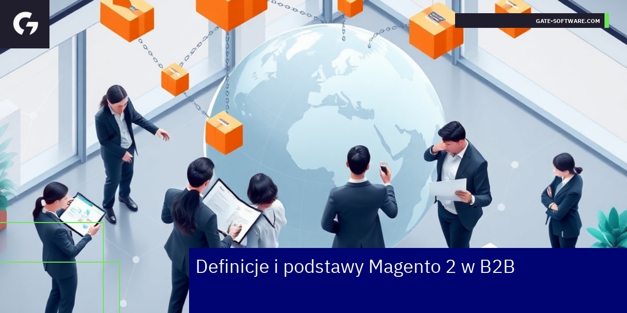 Magento 2 w B2B: funkcjonalności i korzyści Schemat funkcjonalności platformy Magento 2 B2B