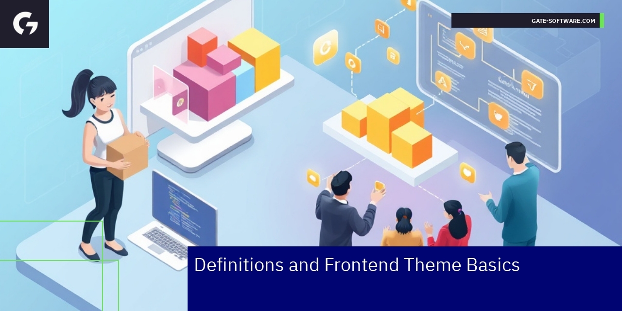 Diagram of Magento 2 frontend structure and Hyva tools