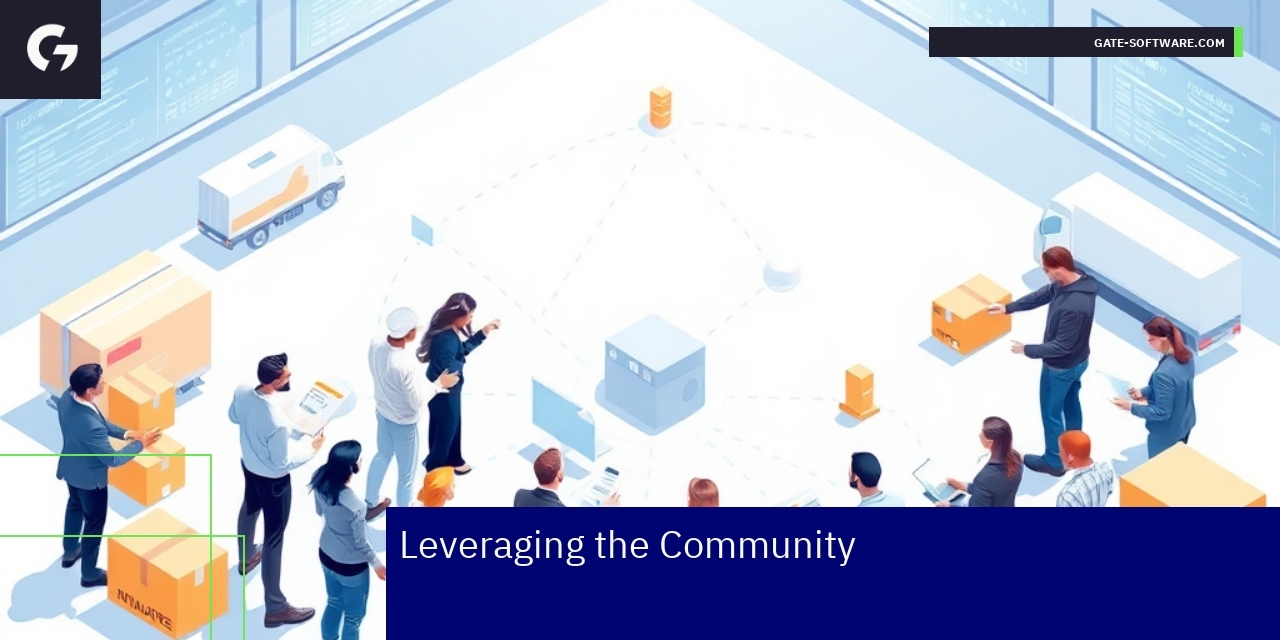 People collaborating at events and online forums