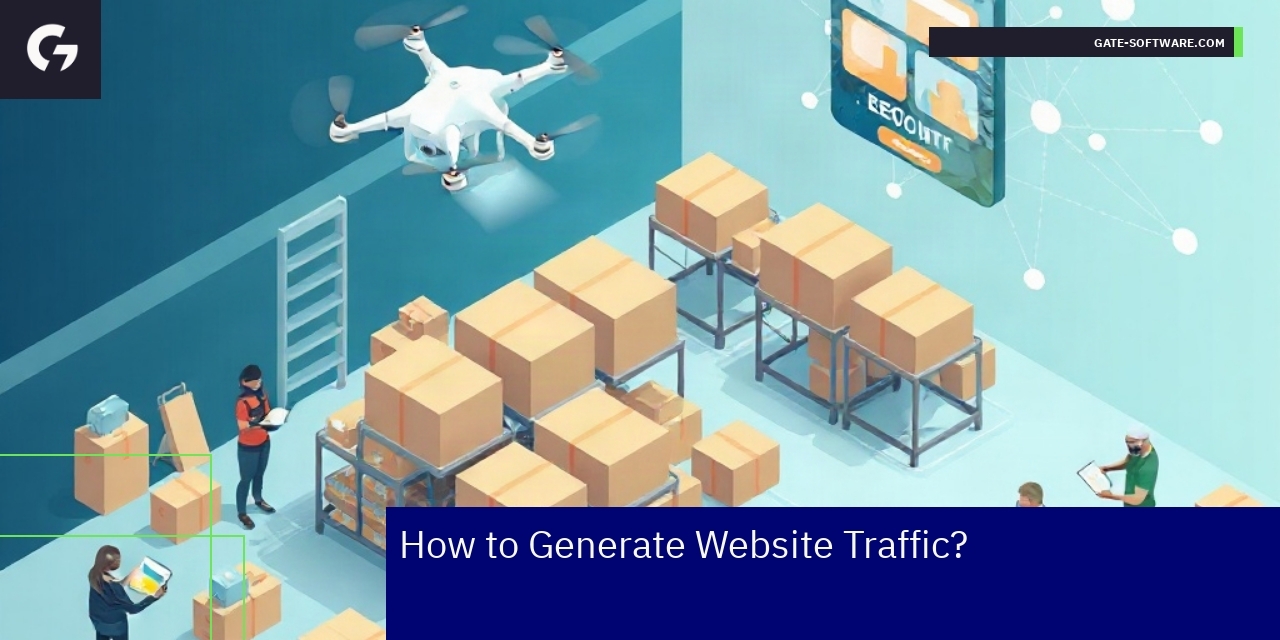 Effective Strategies to Generate Website Traffic Website traffic growth concepts with Hyva frontend