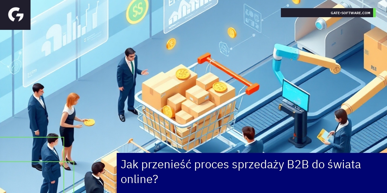 Przeniesienie sprzedaży B2B do świata online schemat integracji platformy e-commerce B2B