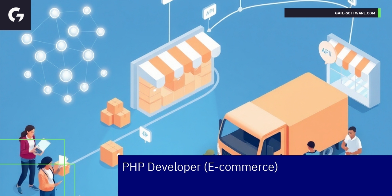 Programista PHP pracujący nad e-commerce integracjami