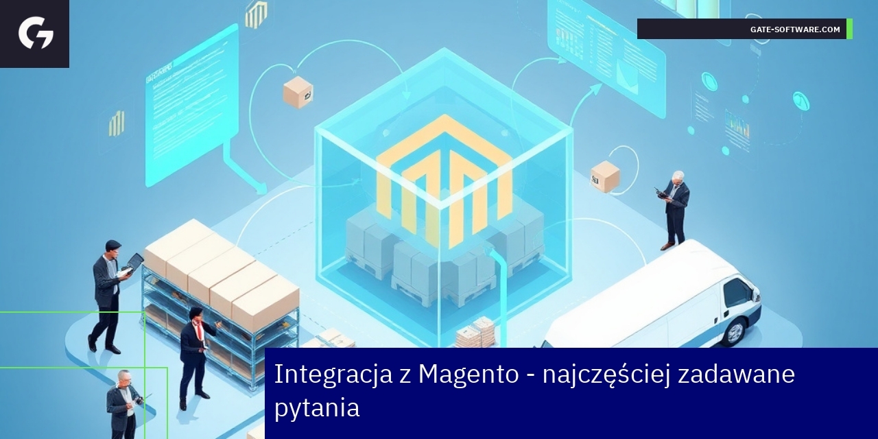 Schemat integracji Magento z hurtownią i ERP
