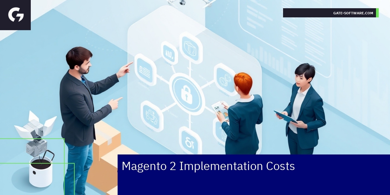 Graph illustrating Magento 2 implementation costs