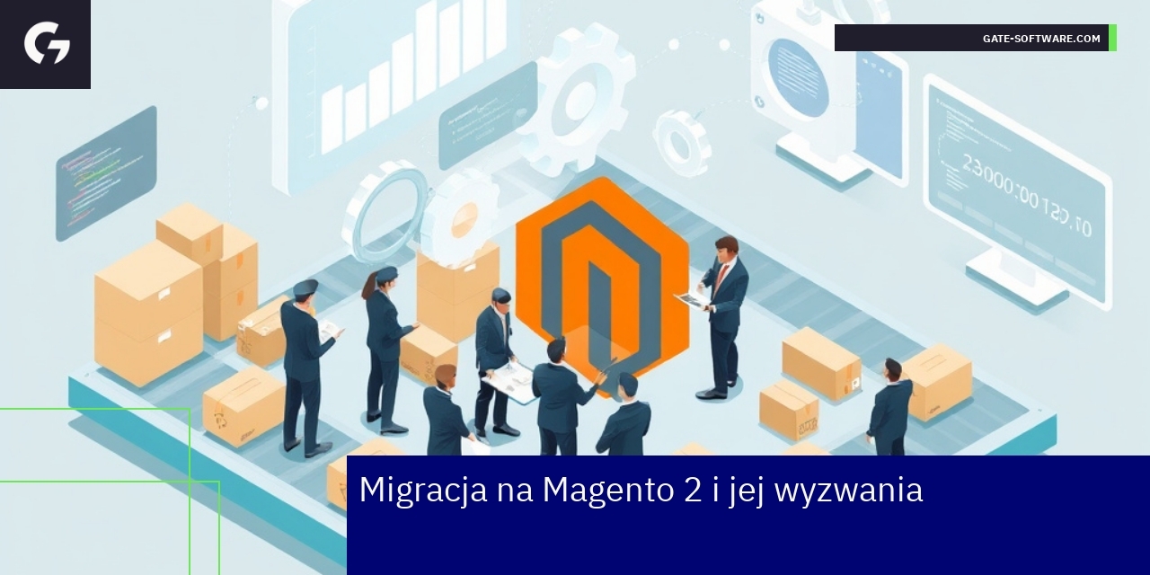 Schemat wyzwań i danych migracji Magento 2 B2B