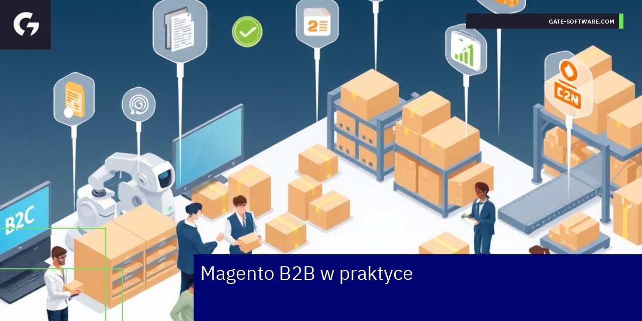 Schemat zarządzania sklepami B2B i B2C