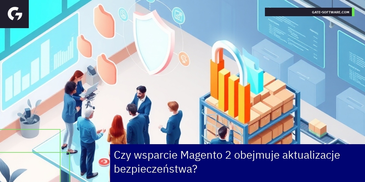 Ekspert pracujący nad bezpiecznym sklepem Magento 2
