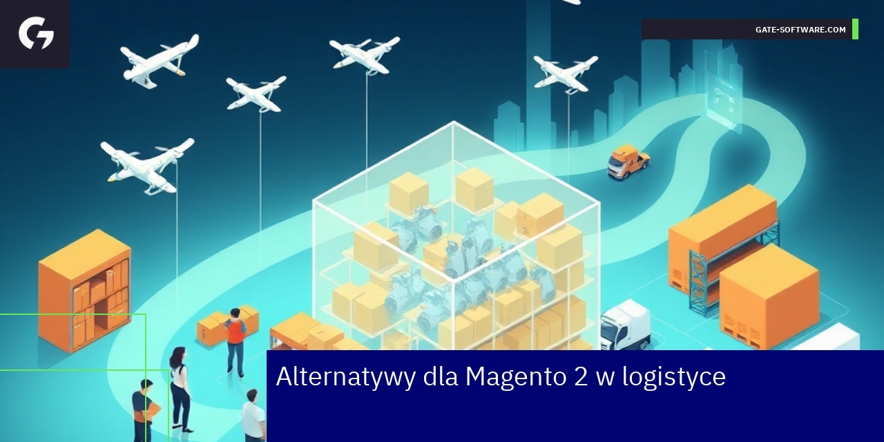 Schemat platform e-commerce w logistyce