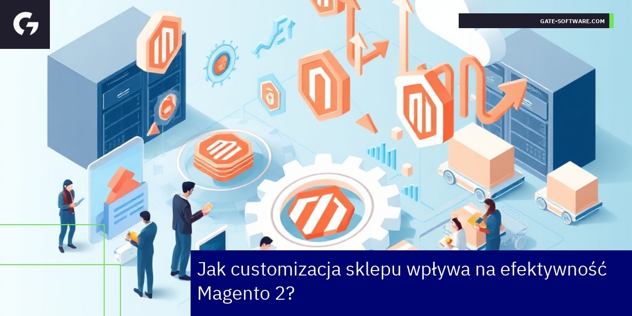 Schemat Magento 2 z elementami customizacji i bezpieczeństwa