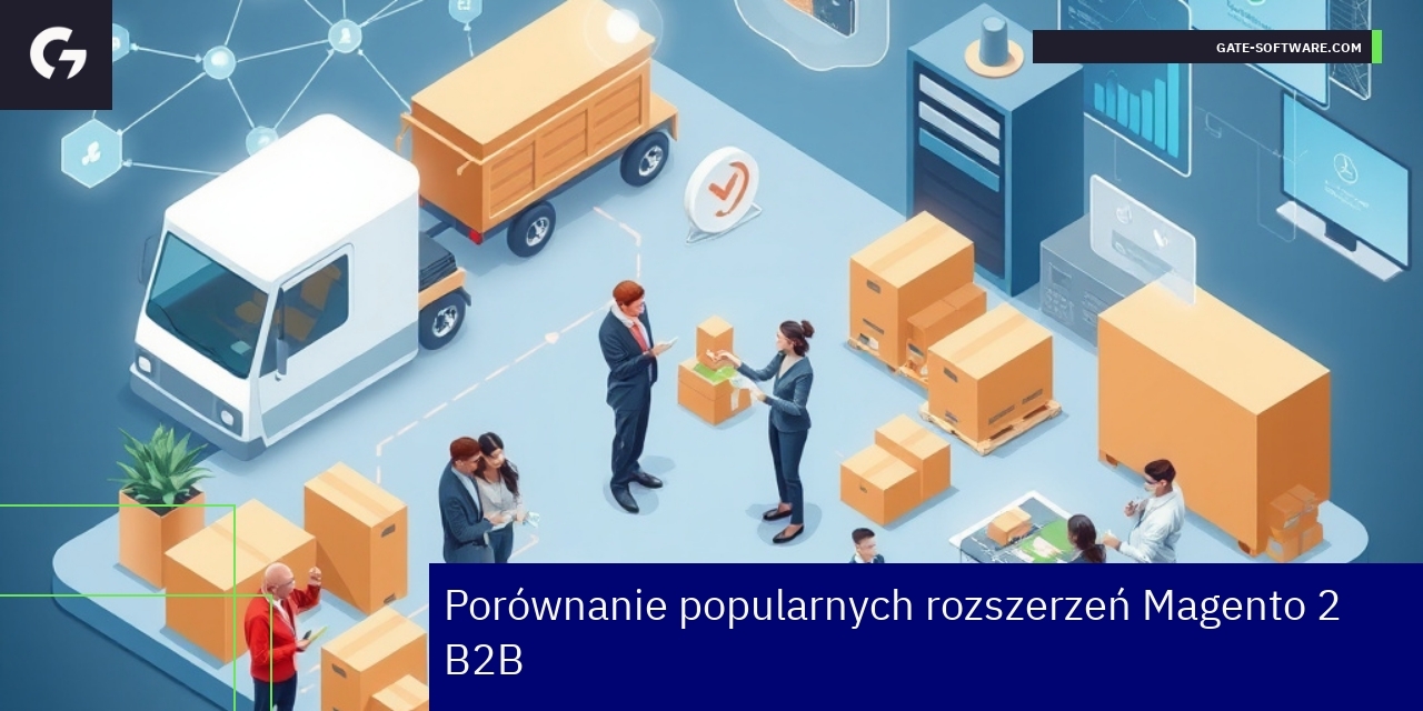 Schemat funkcji rozszerzeń Magento 2 B2B
