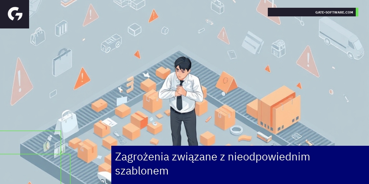 Schemat zagrożeń wyboru niewłaściwego szablonu Hyva