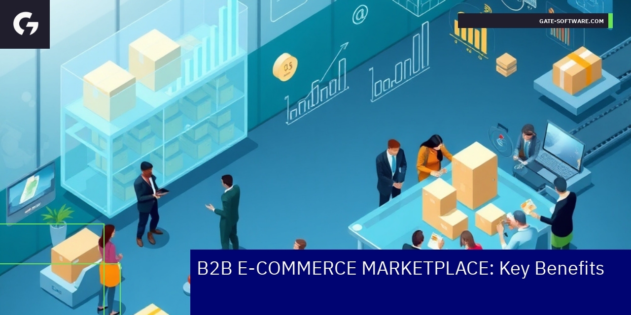 Illustration of B2B commerce including orders and pricing