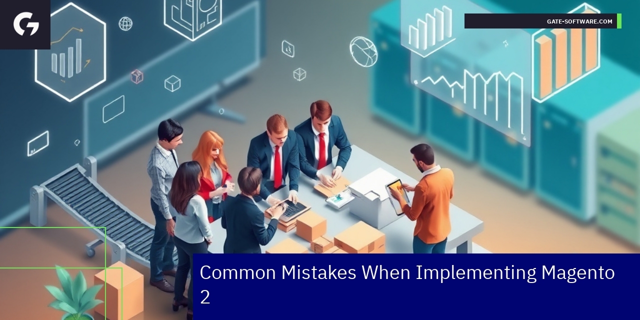 Key Magento 2 B2B Implementation Pitfalls Illustration of Magento 2 errors and challenges
