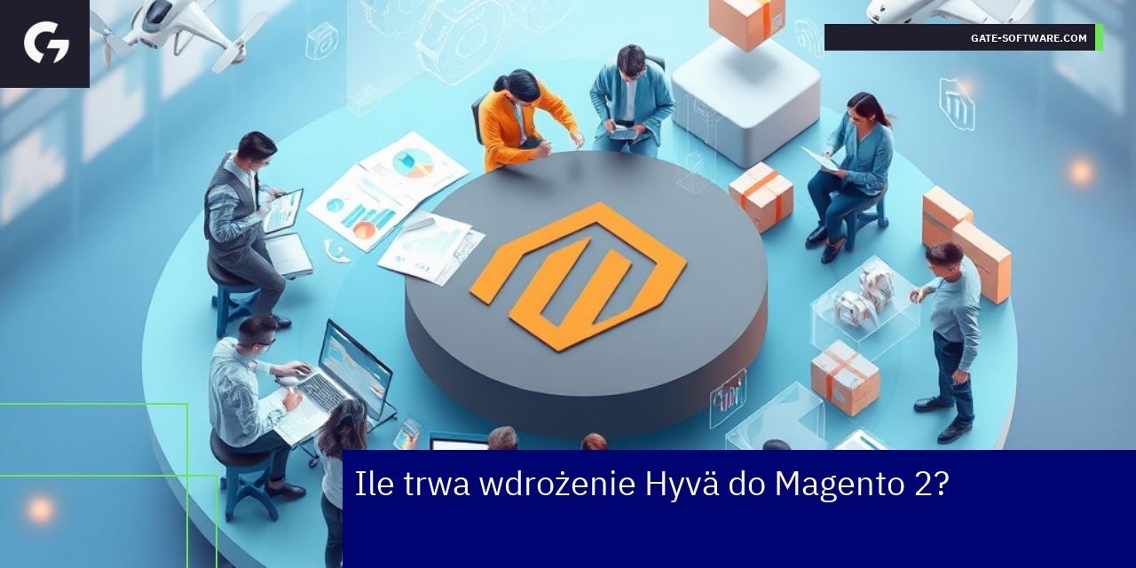 Schemat etapów wdrożenia Hyvä w Magento 2
