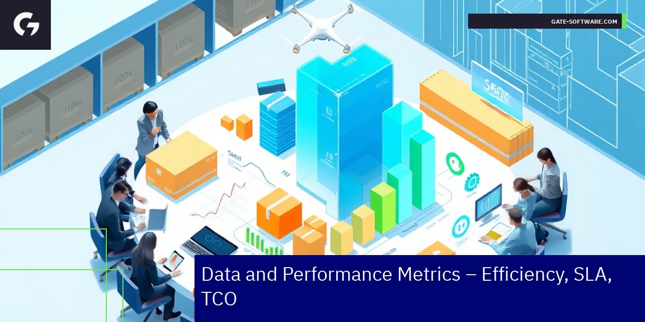 Gate-Software B2B Operational Metrics Graph showing B2B software performance metrics