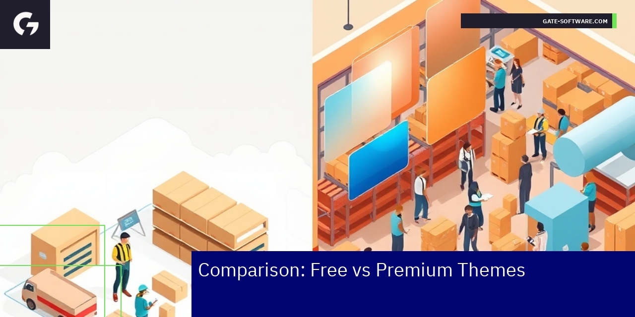 Comparison chart of free and premium Magento themes