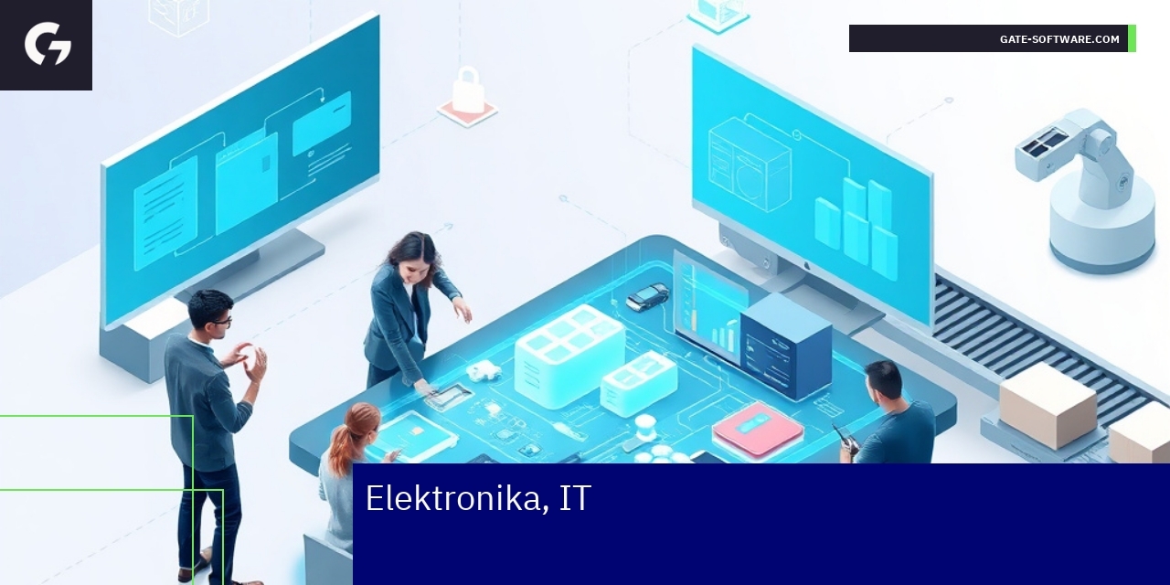 Grafika prezentująca szablony IT i edukację