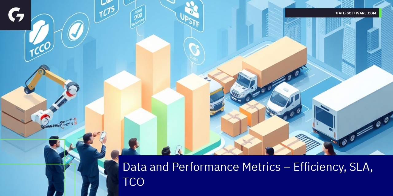 Graphs showing project metrics and efficiency data