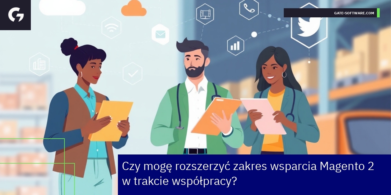 Schemat wsparcia technicznego Magento 2
