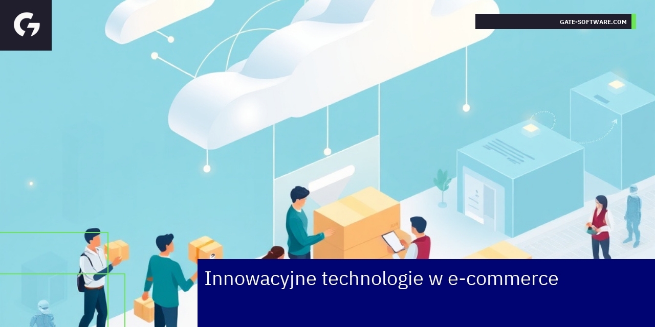 Schemat technologii e-commerce, chmury i Magento