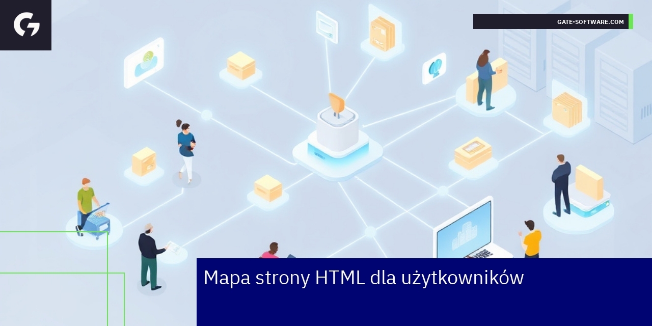 Schemat mapy strony HTML dla użytkowników