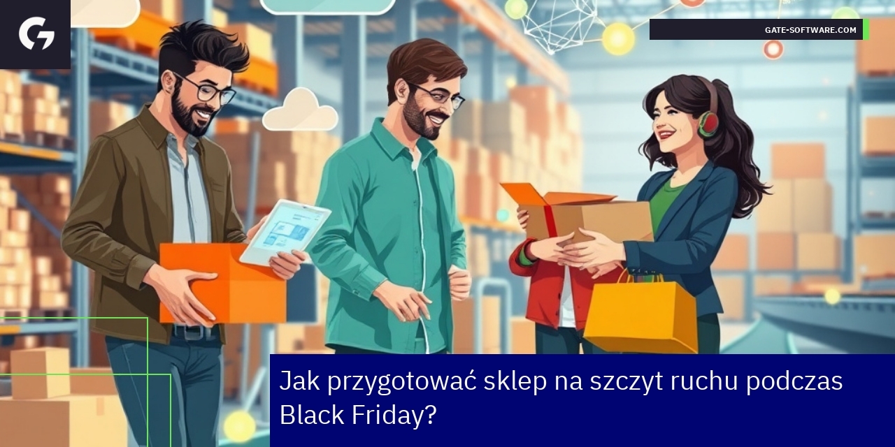 Sklep internetowy i symbol Black Friday