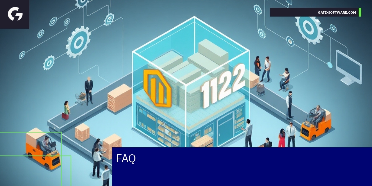 Illustration showing Magento migration process and benefits