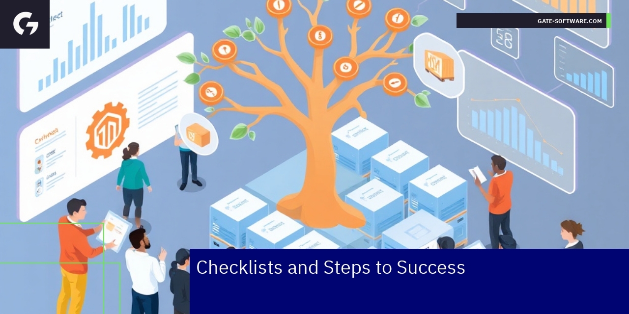 Checklist and workflow for Magento 2 B2B success
