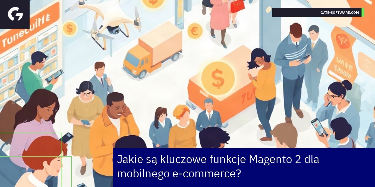 Schemat funkcji Magento 2 w mobilnym e-commerce