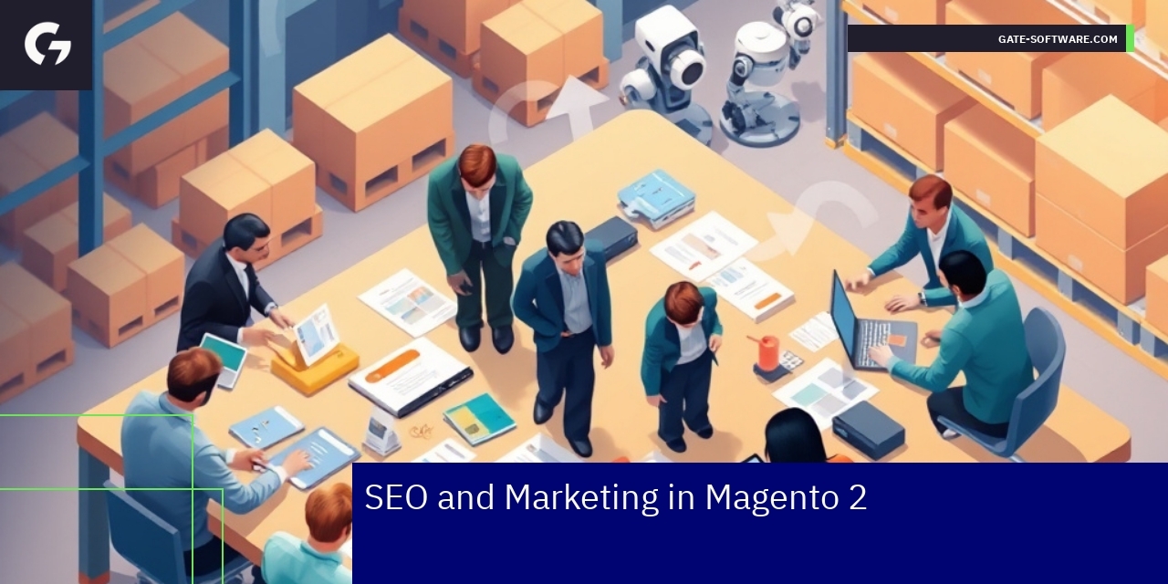 Magento 2 platform with SEO and marketing elements