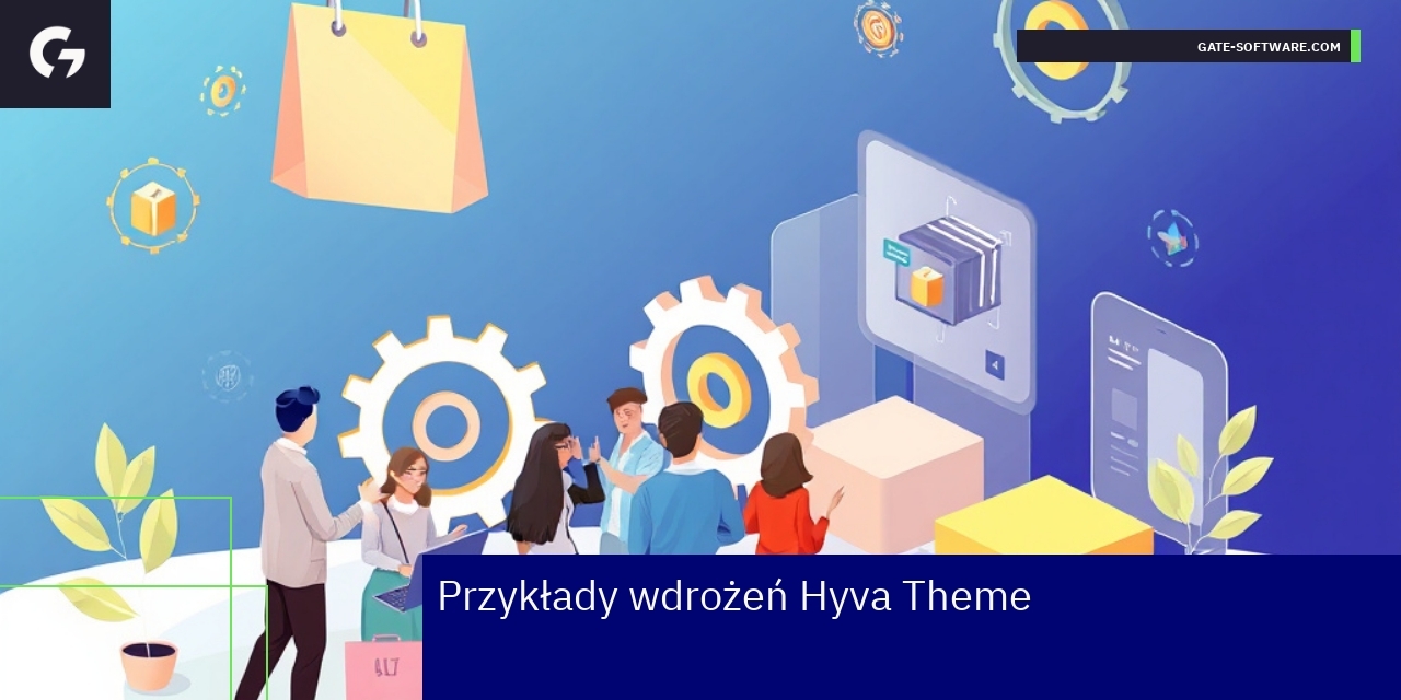 Wykres przedstawiający korzyści wdrożeń Hyva Theme