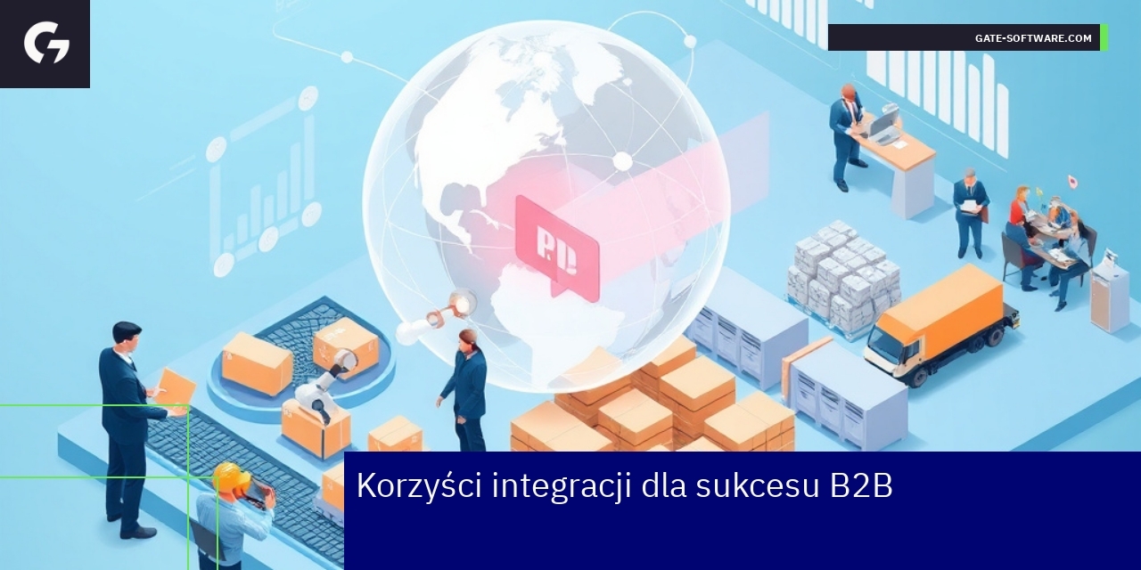 Schemat integracji systemów biznesowych B2B