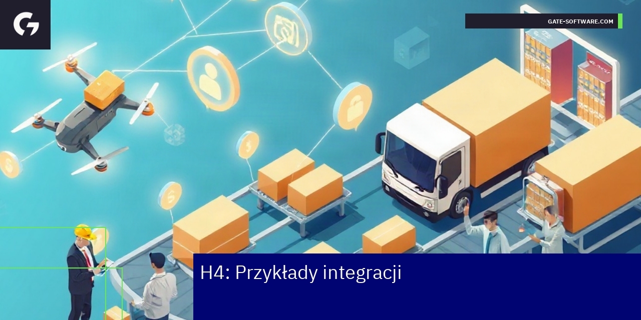 Schemat integracji systemów w biznesie B2B