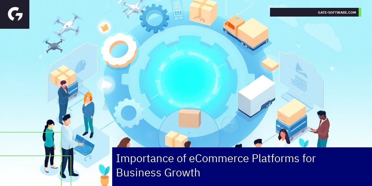 Graph showing eCommerce platform growth impact