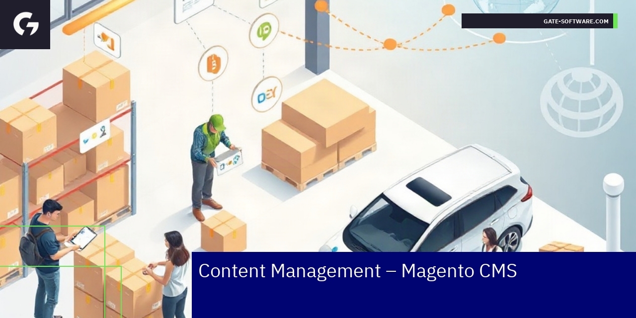Magento CMS Content Management Overview User interface of Magento content editor