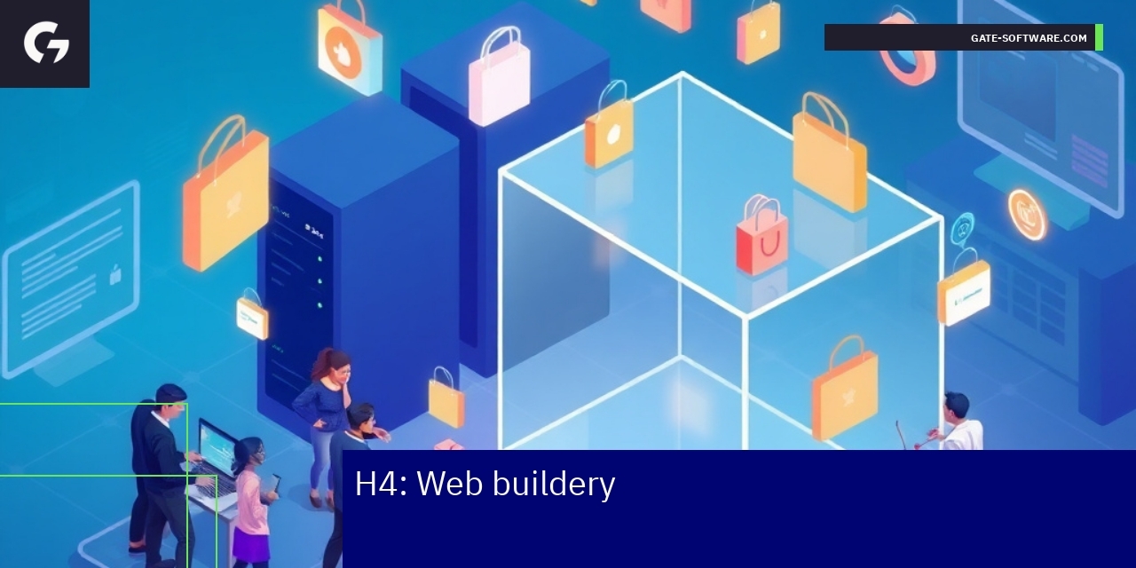 Schemat przedstawiający web buildery i Hyva