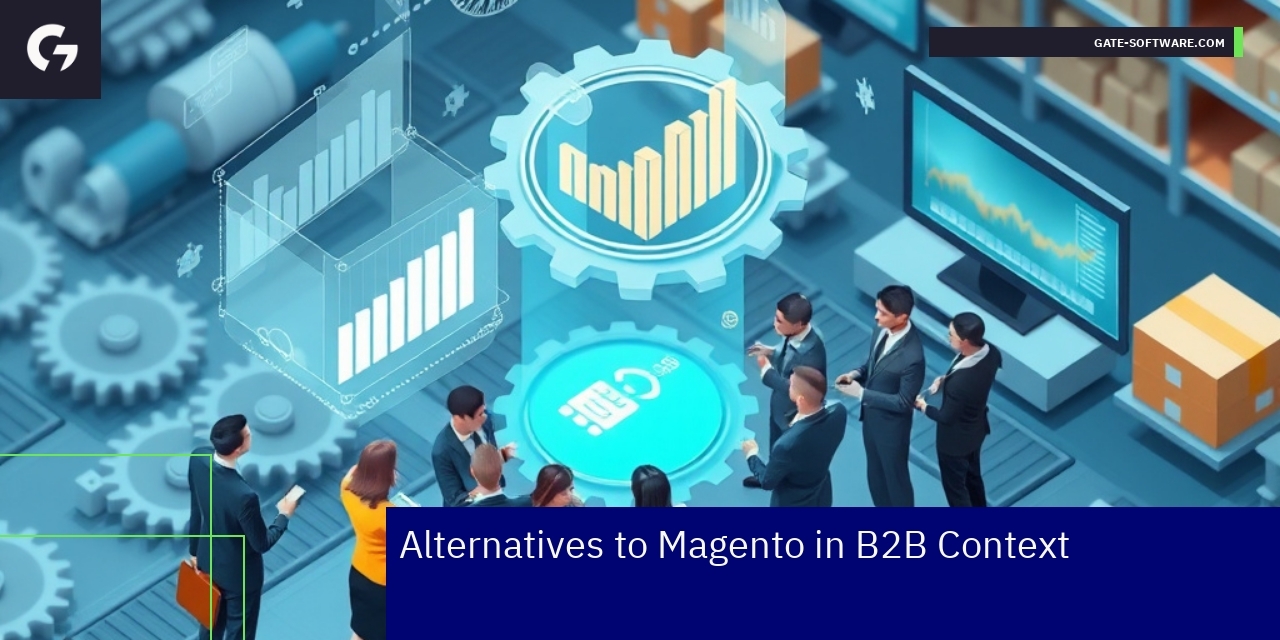 Overview of various B2B e-commerce platforms logos