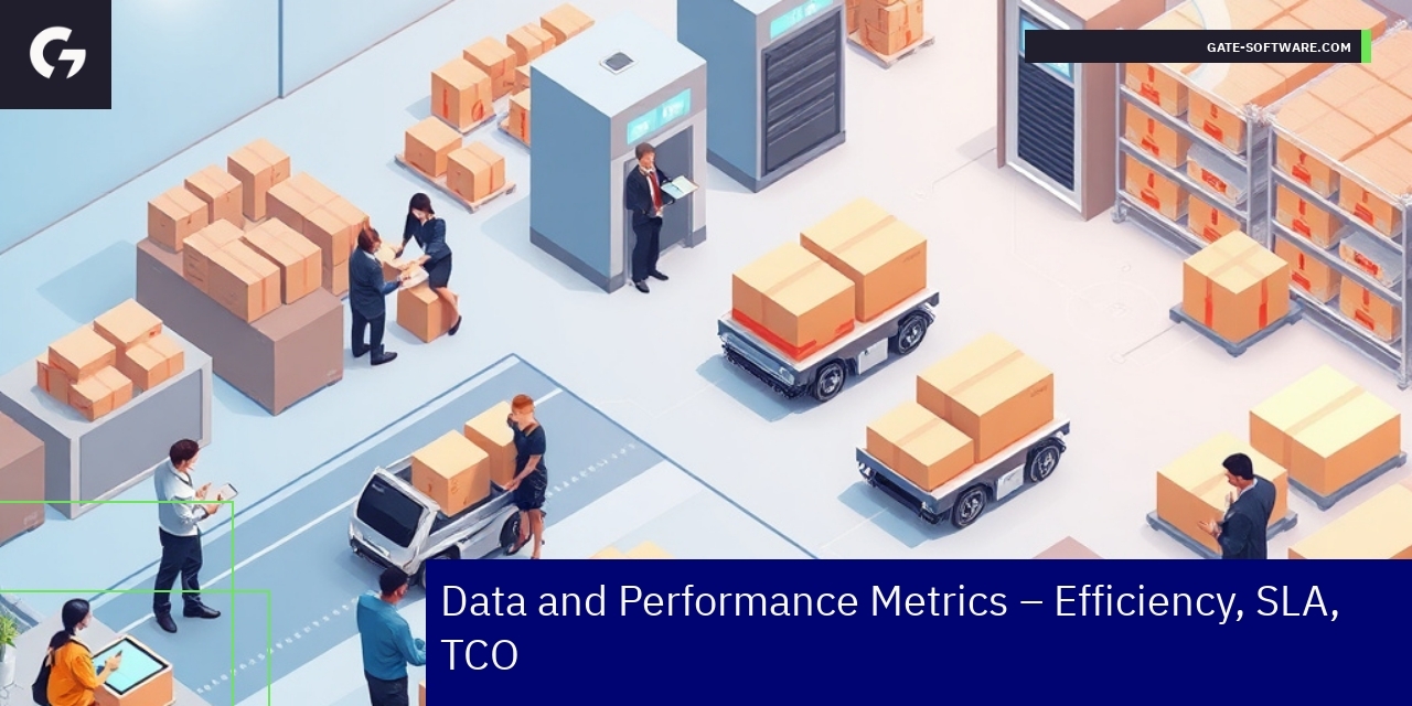 Performance Metrics of B2B Magento Projects Charts showing project timelines and cost reductions