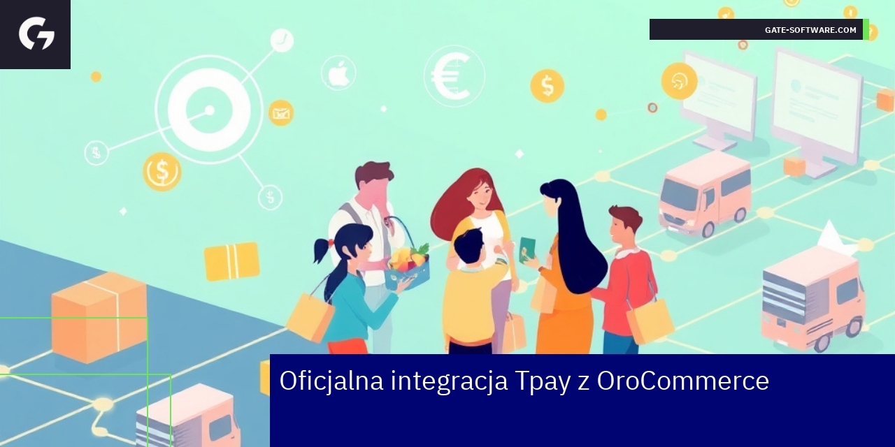 Schemat integracji Tpay z OroCommerce i Hyvä