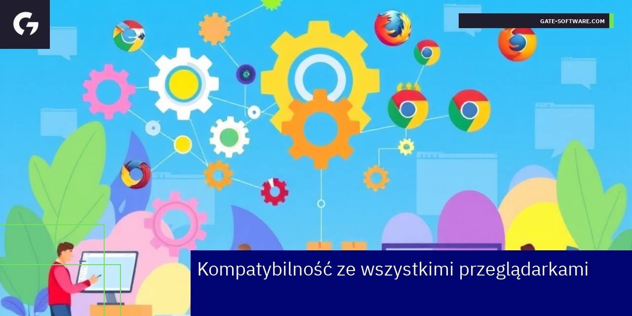 Ikony różnych popularnych przeglądarek internetowych