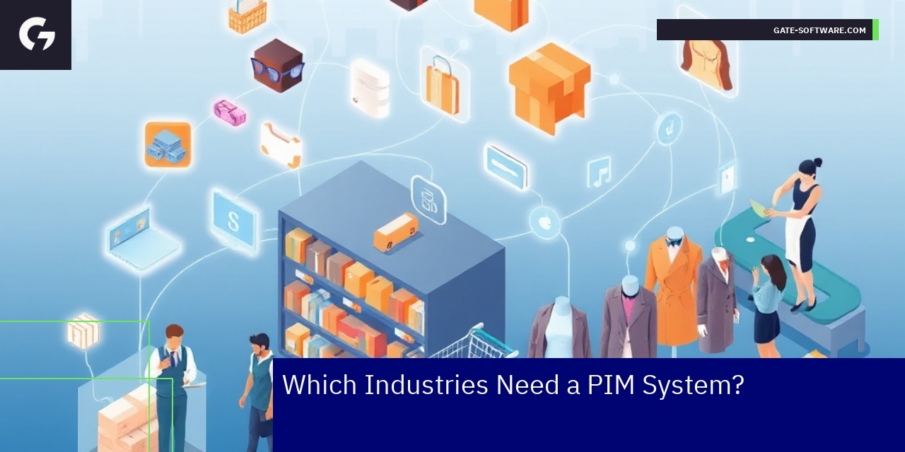 Diagram showing industries using PIM and Hyvä systems